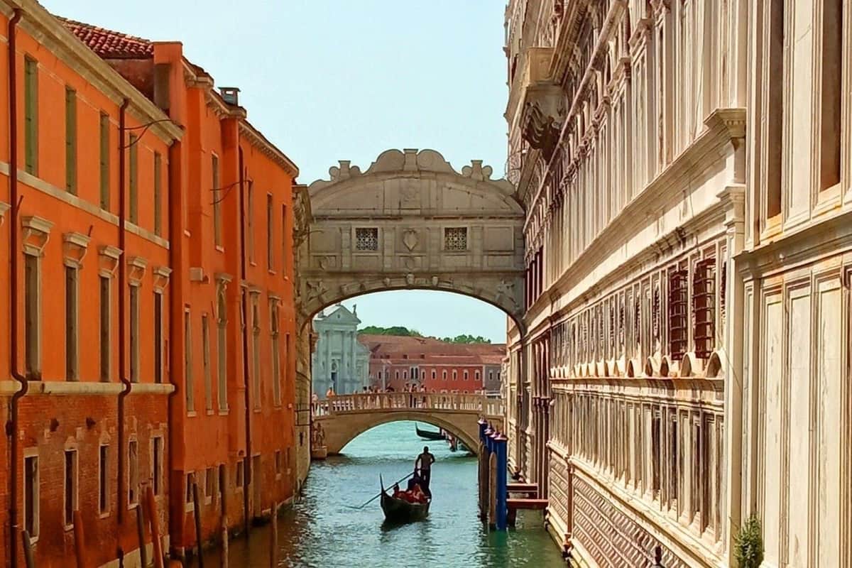 Venice: Gondola Ride through the Bridge of Sighs and St. Mark’s Basin Bridge of Sighs