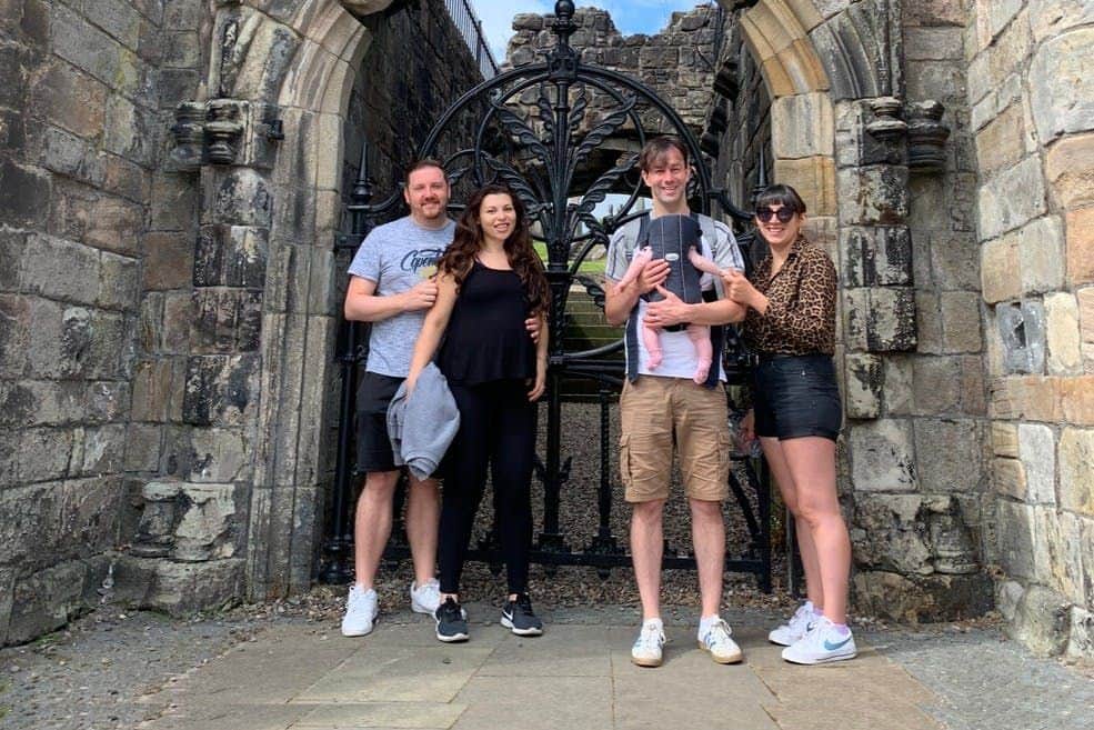 Stirling Old Town Tour A group enjoying their tour of Old Stirling