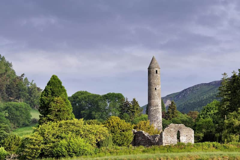 Wicklow, Glendalough & Kilkenny: Tour from Dublin (Dublin) Round Tower, Glendalough