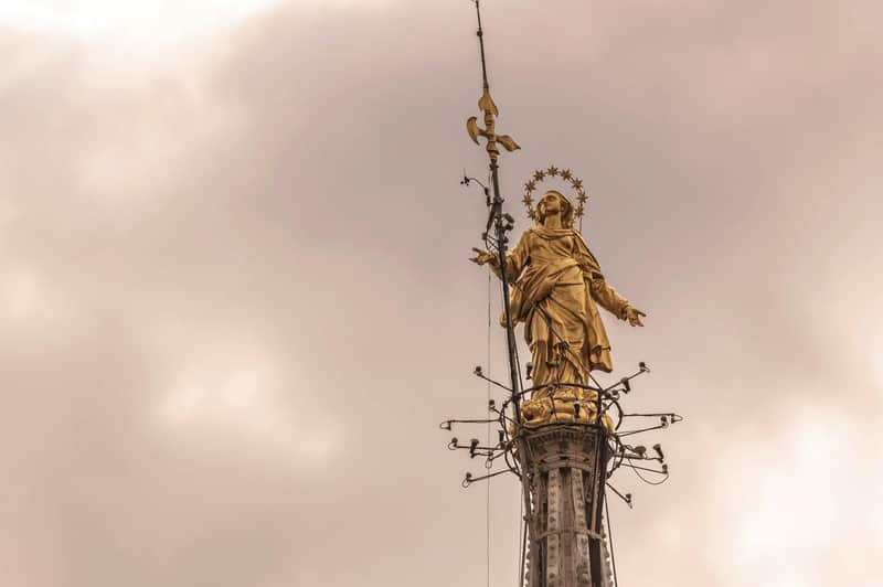 Golden Virgin Mary