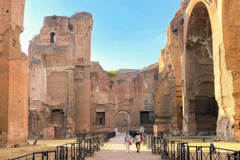 Caracalla Baths & Circus Maximus Guided Tour Baths with Visitors