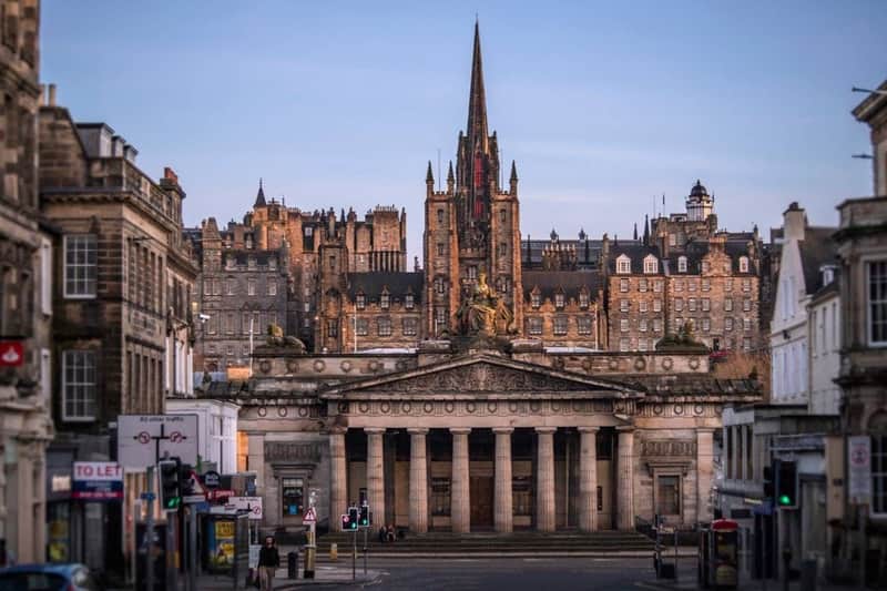 View of Edinburgh Old Town