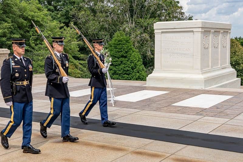 Changing of the Guard at the Tomb of the Unknown Soldier